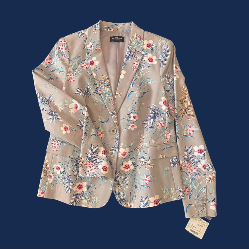 Liz Claiborne silver or grey blazer